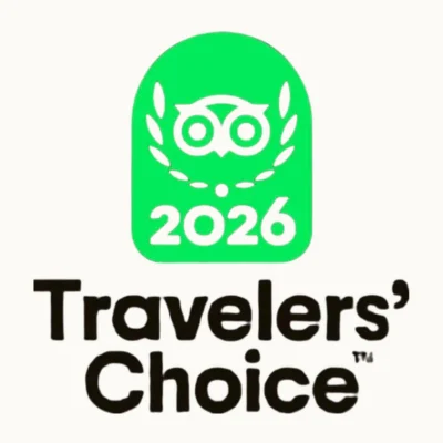 Tripadvisor Travellers Choice 2026 badge